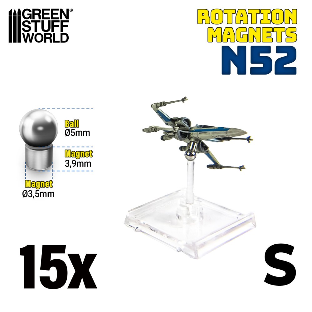 S méretű forgómágnesek